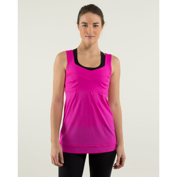 Lululemon Run Mesh Loose Tank Pink 10 NWOT - Picture 3 of 13